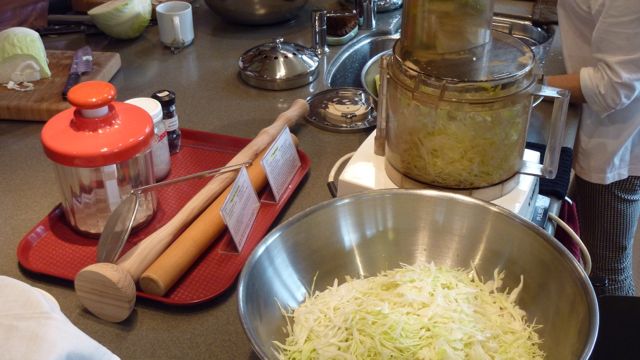Sauerkraut Prep